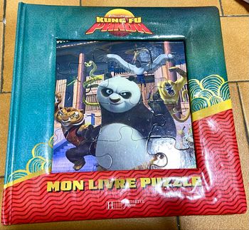 Livre puzzle kung fu panda