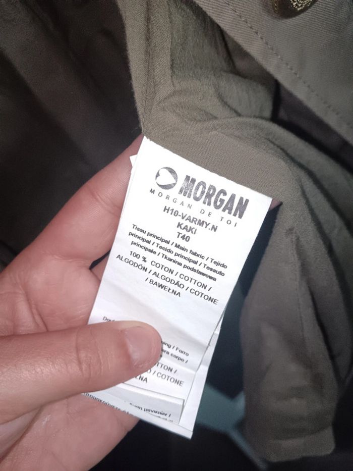 Veste femme Morgan kaki armée taille 40 - photo numéro 5