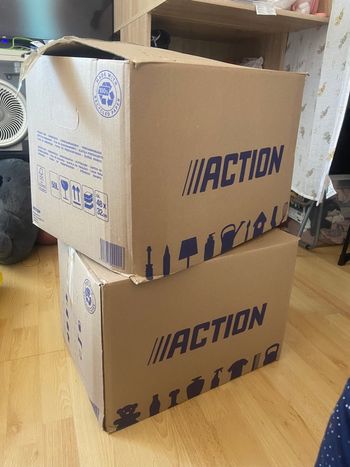 Carton de vêtements