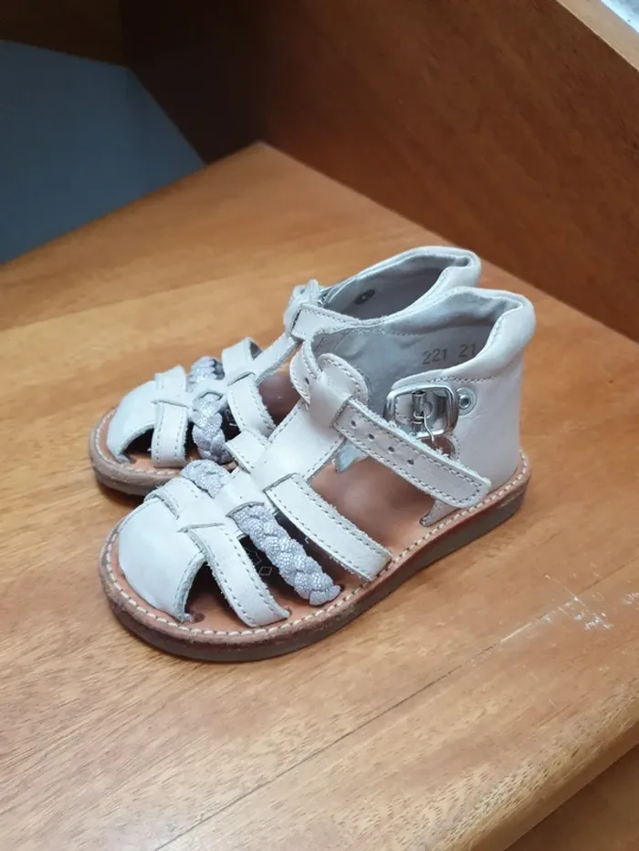 Sandales T21 okaidi cuir - photo numéro 3