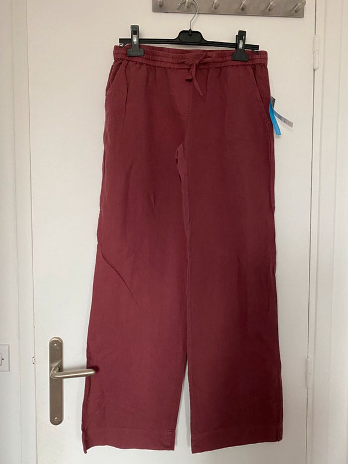 Pantalon léger lin et coton 40
