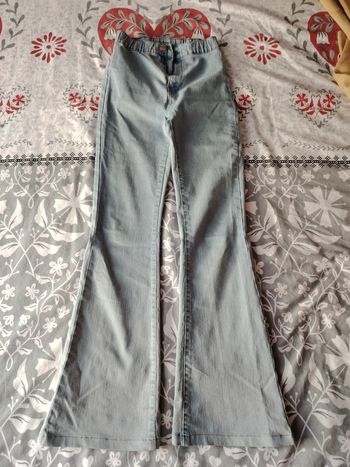 Jeans clair flare taille 34 kiabi