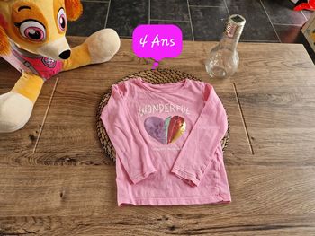T-shirt manches longues 4 ans