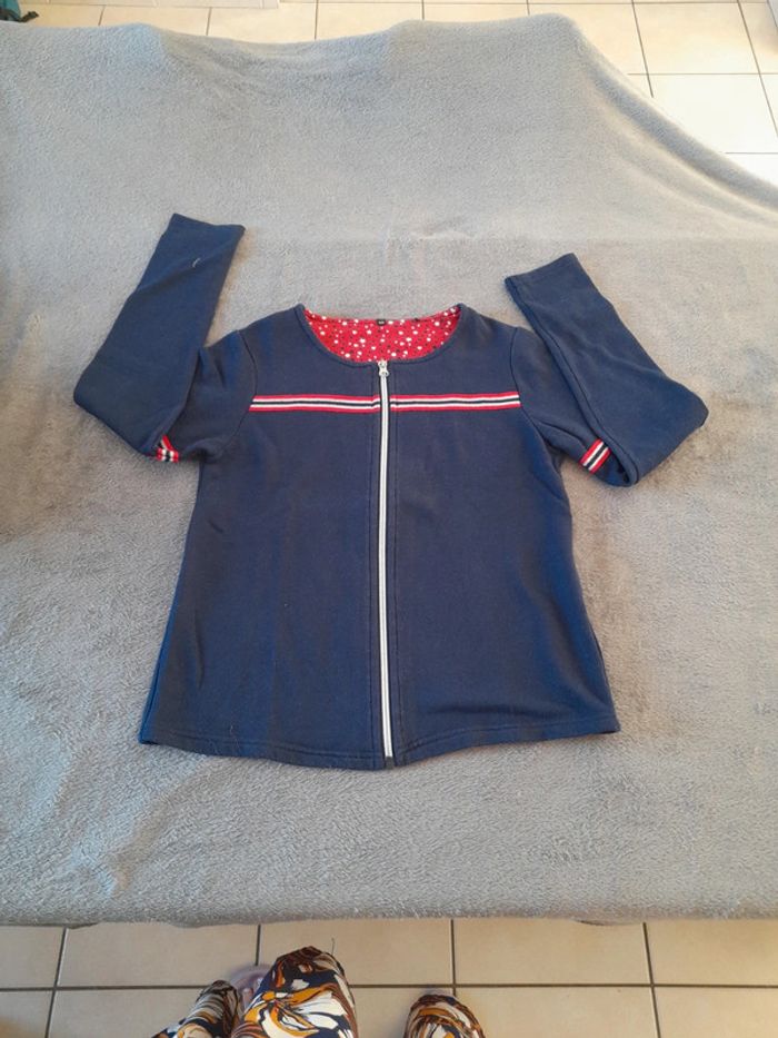Gilet zippé 12 ans fille