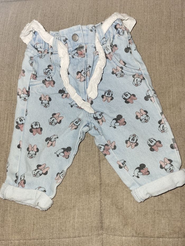 Jeans Minnie fille.