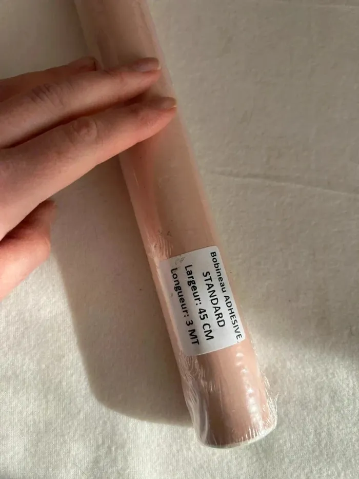 Rouleau adhésif rose - photo numéro 2