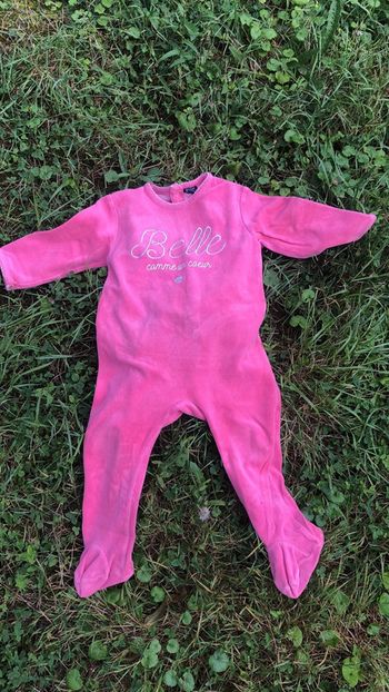 Pyjama rose fille 24 mois
