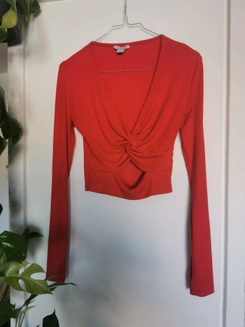 T-shirt d'été rouge Amisu