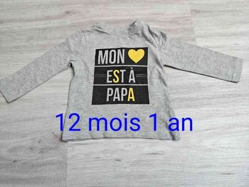 Tee-shirt manches longues tbe 12 mois influx