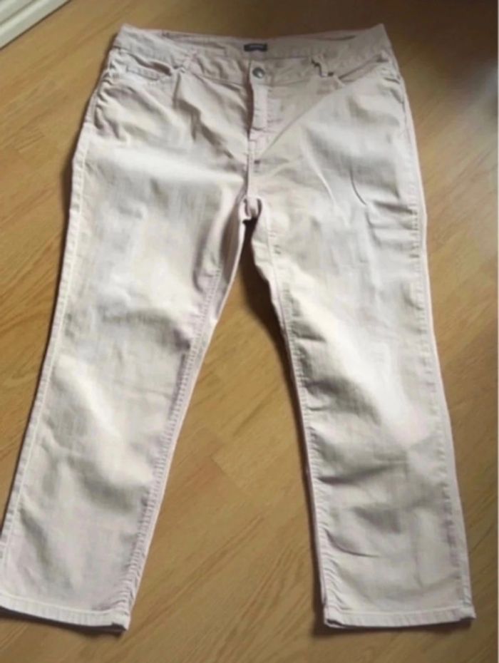Pantalon femme in extenso taille 44 rose strech