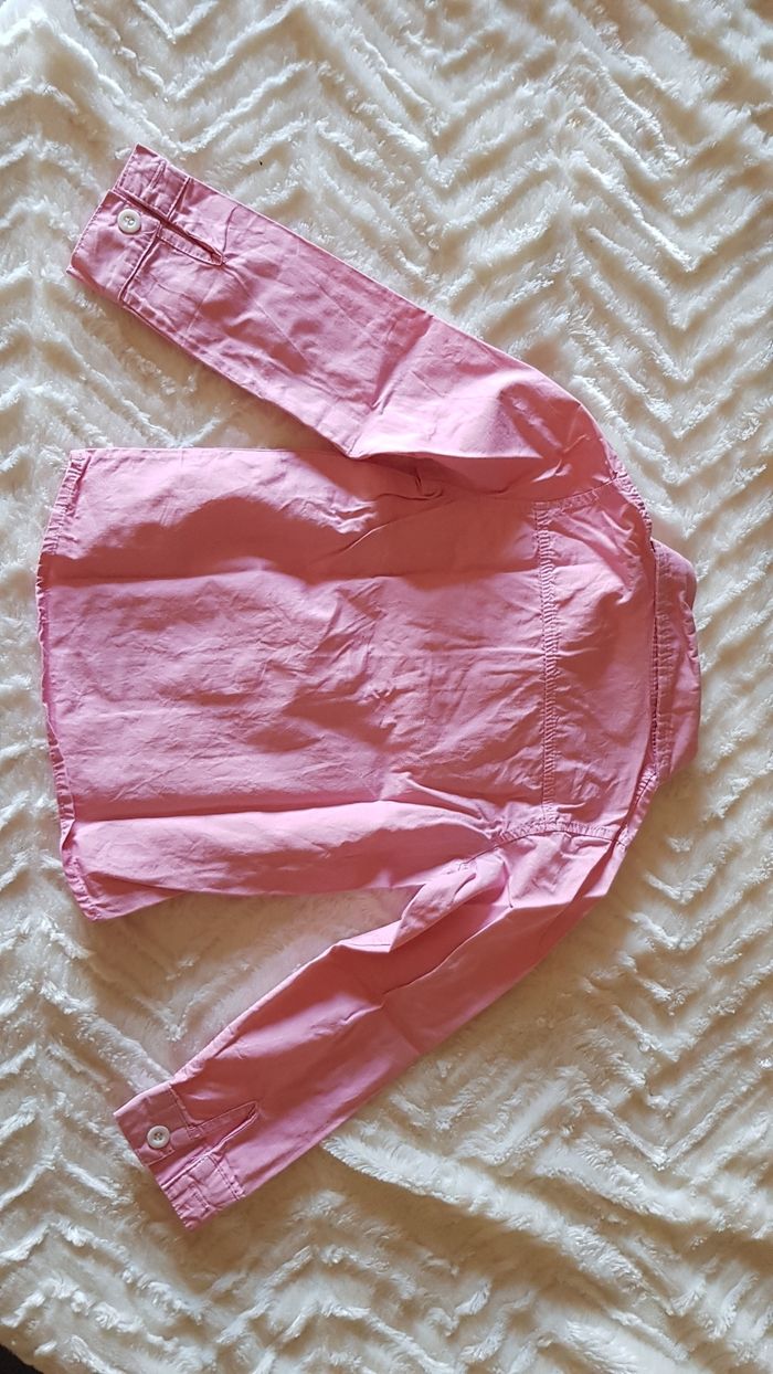 Chemise a manche longue rose - photo numéro 2