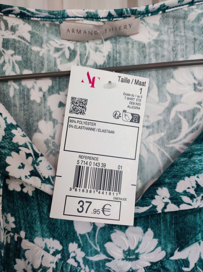 Débardeur fleuri Taille 38 Neuf - photo numéro 4