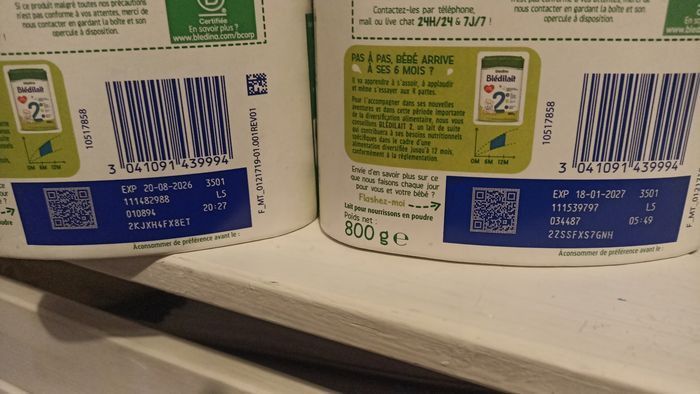 Lait bébé 1 er age blédilait - photo numéro 5