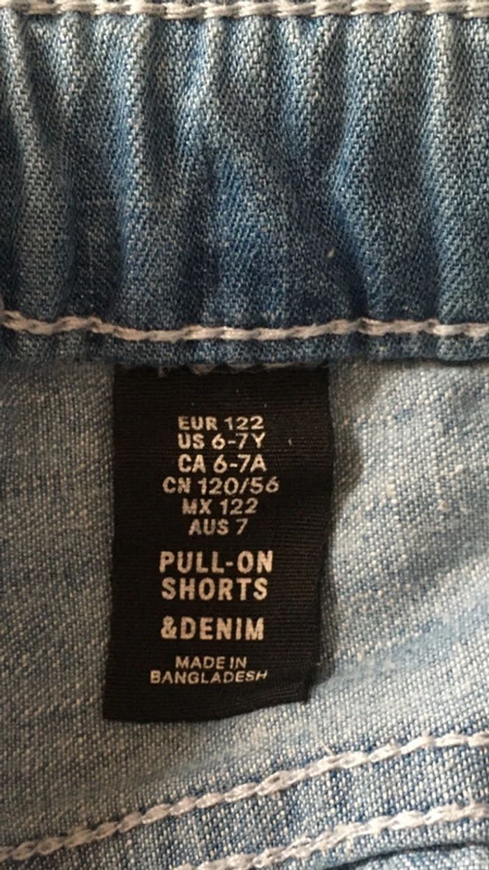 Short jean 6-7 ans H&M - photo numéro 3
