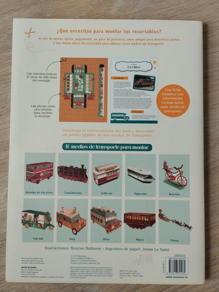 Livre de pliage Moyens de transport - photo numéro 4