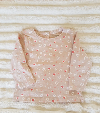 Tee-shirt fille 9 mois 71 cm