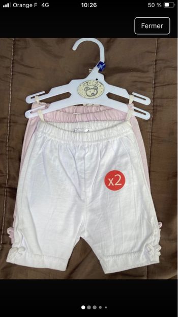 Lot de 2 shorts