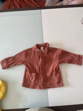 Veste couleur rouille