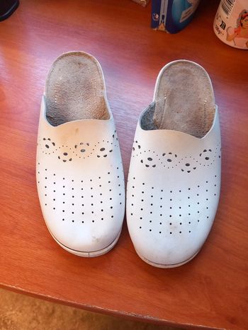 🌈sabot mule blanc T41 Scholl
