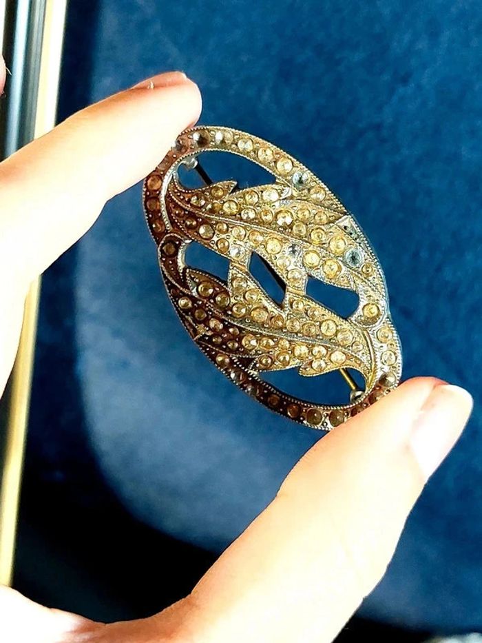 Broche vintage style art déco - photo numéro 4