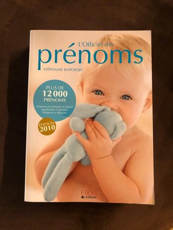 L officiel des prénoms en tbe à 10 euros
