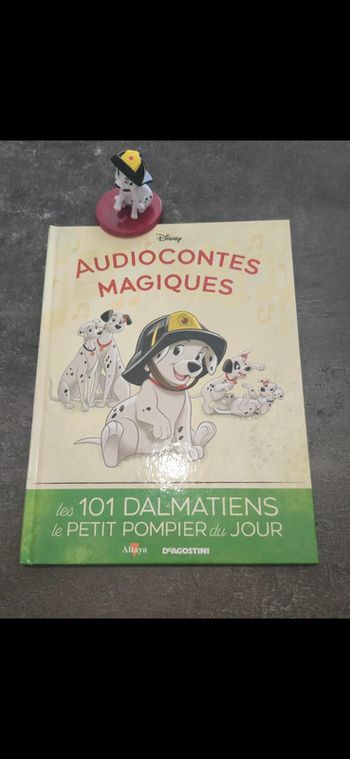 Livre et figurine 124 des audiocontes Magiques altaya audio conte audio compte disney