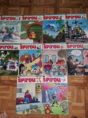Lot de 10 spirou
