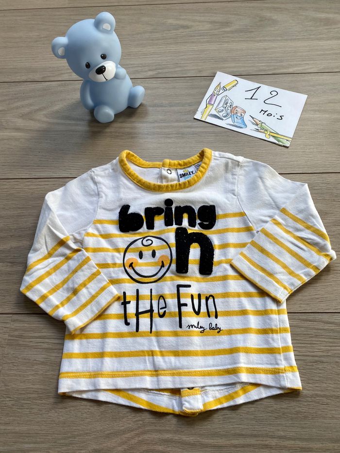 T-shirt longue manche rayé
