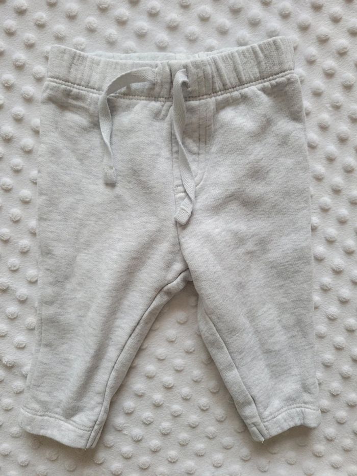Pantalon chaud gris mixte – 2-6 mois (62/68 cm)