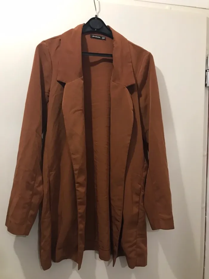 Veste femme trativeruis marron manches longues taille S