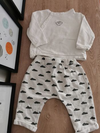 Ensemble pantalon sarouel + pull Vertbaudet