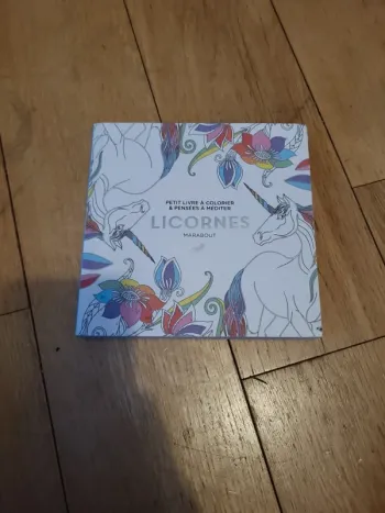 Petit livre à colorier licornes