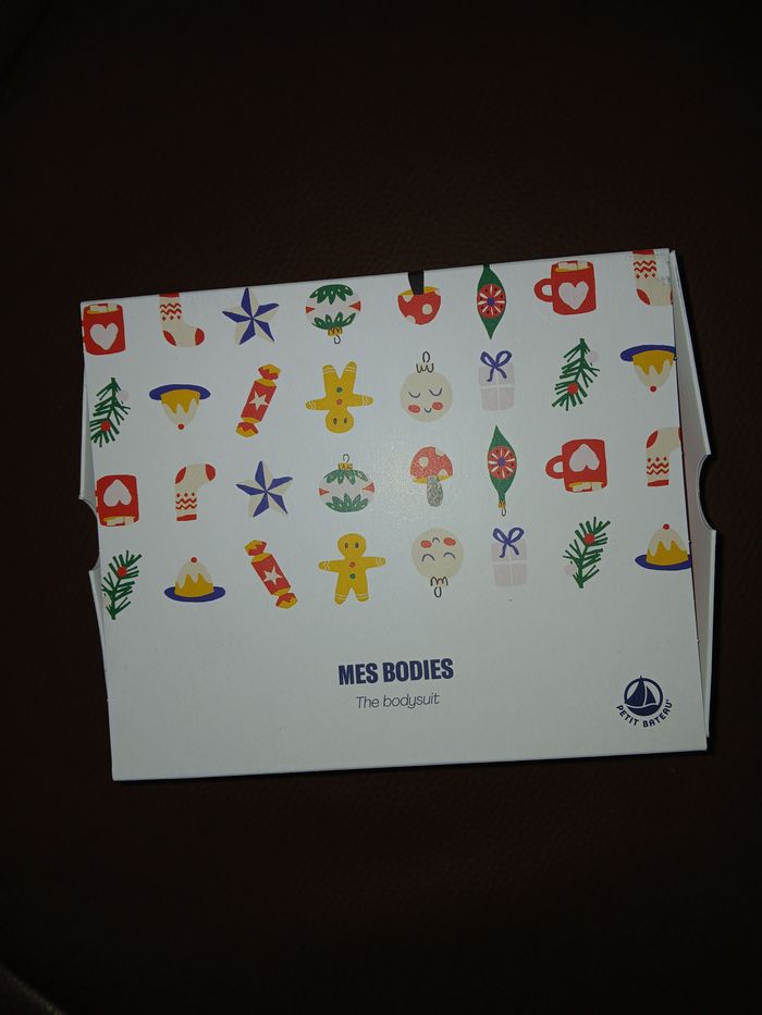 coffret bodies garcon manches longues petit bateau 18 mois - photo numéro 2