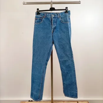 Jean droit vintage Nixon & Co taille 40 bleu 100% coton taille haute authentique A1468