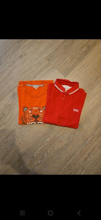 Lot polo et Tee-shirt manches longues.