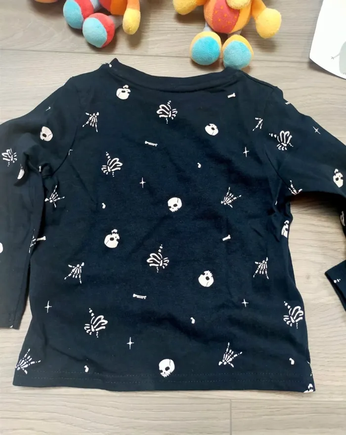 2 T shirts manches longues garçon 3 ans Kiabi - photo numéro 8