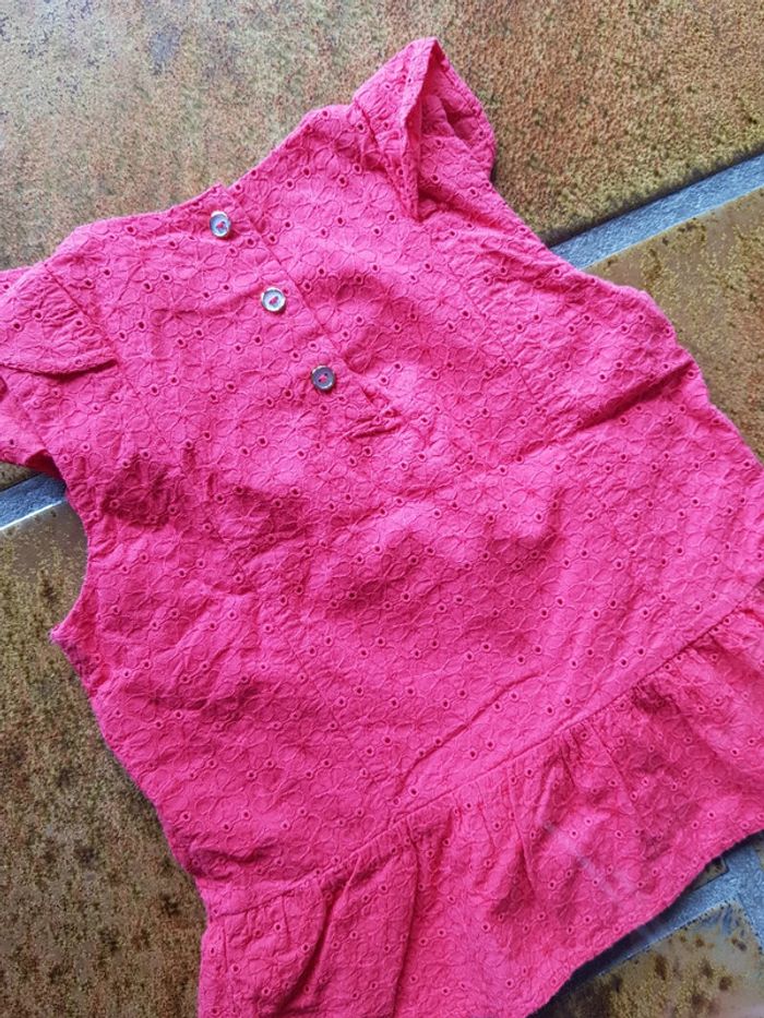 Blouse à fleurs sergent major fille 4ans - photo numéro 4