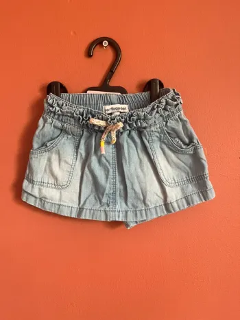 Jupe short jean léger