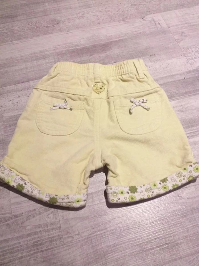 Ensemble tunique short velours 6mois - photo numéro 2