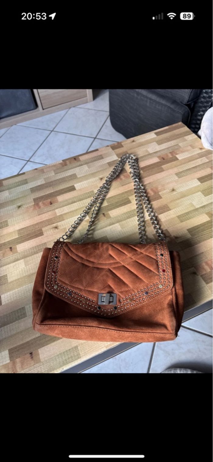 Sac à main cuir Minelli - photo numéro 6