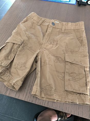 Short dinosaure poche cargo