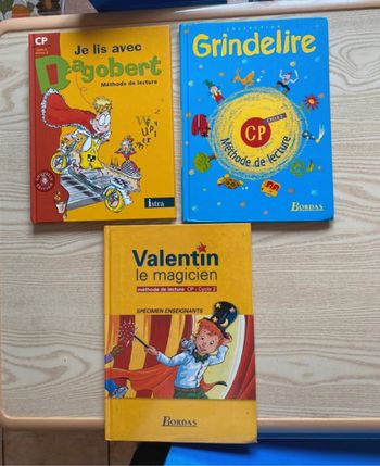 Lot 3 livres lecture CP