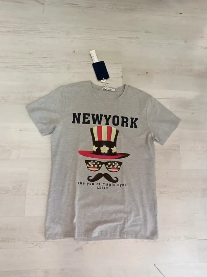 Tee shirt gris homme L