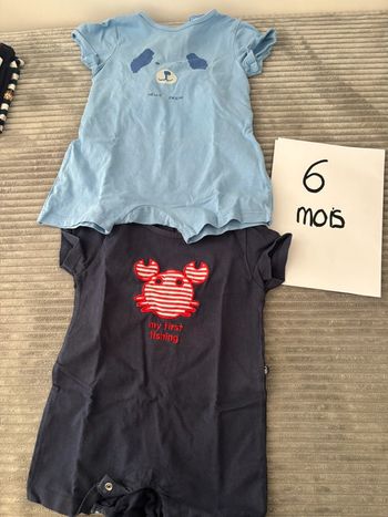 Lot 2 barboteuses - 6 mois