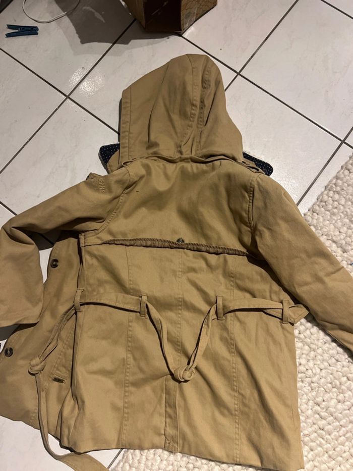 Parka pépé jeans couleur camel 10 ans - photo numéro 6