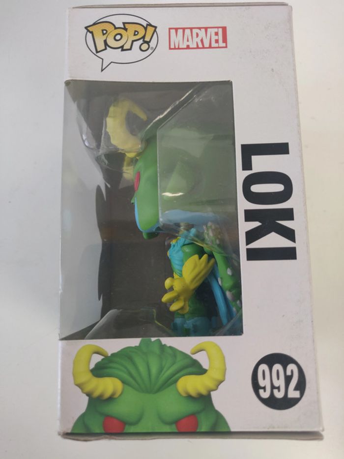 Funko Pop Loki Monster Hunter Mech Strike Marvel 992 boite abimé - photo numéro 2
