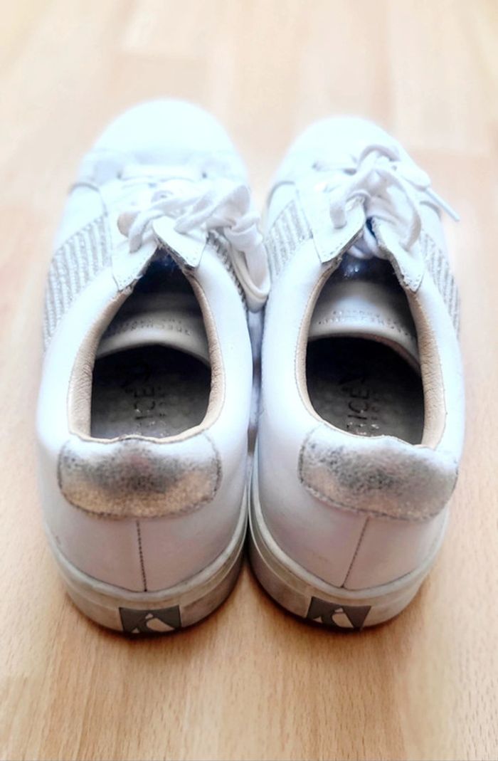 Baskets blanches Skechers avec perles taille 39 - photo numéro 3