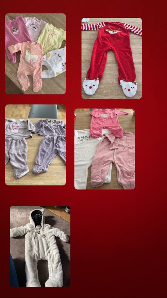 Vends vêtements bébés - photo numéro 2