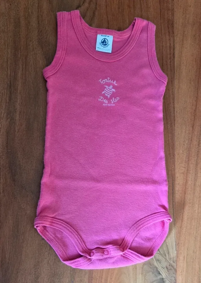 Body Petit Bateau Taille 6 mois - photo numéro 3