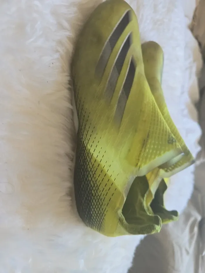 Chaussure foot adidas X crazy fast jaune mirageskin - photo numéro 5